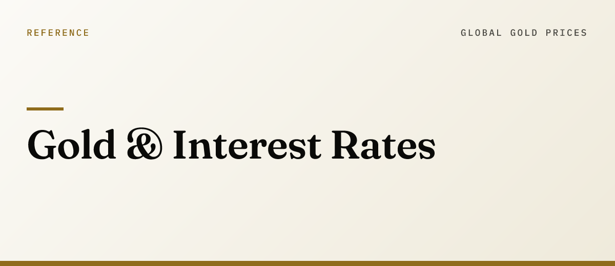 Gold & Interest Rates